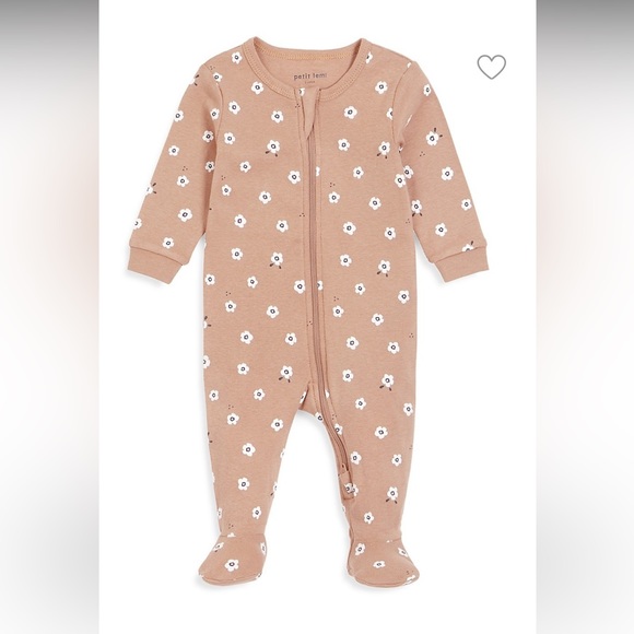 🌸 petite lem // Boho floral print footed sleeper, 12 months - Picture 1 of 3